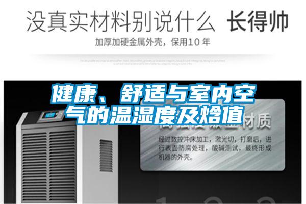 健康、舒適與室內空氣的溫濕度及焓值