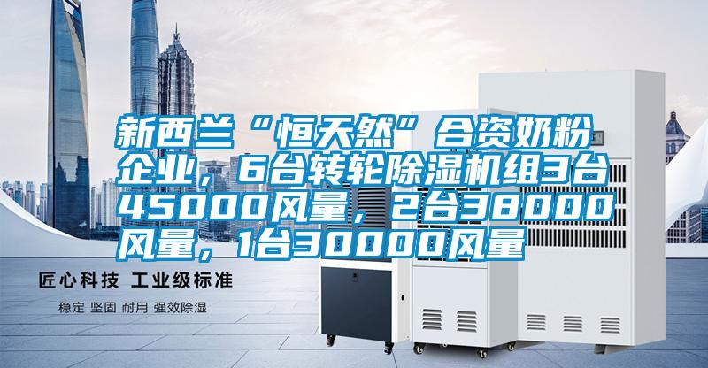 新西蘭“恒天然”合資奶粉企業(yè)，6臺轉(zhuǎn)輪除濕機組3臺45000風(fēng)量，2臺38000風(fēng)量，1臺30000風(fēng)量
