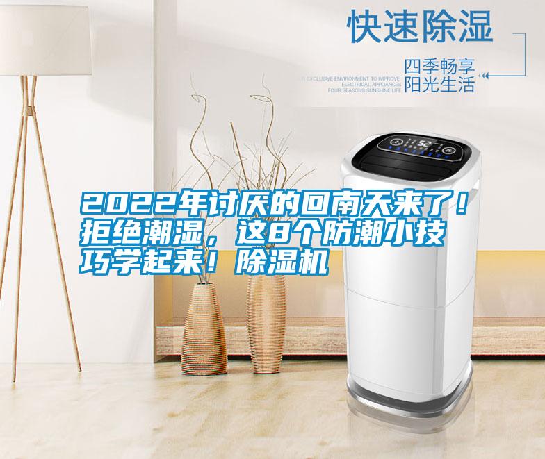 2022年討厭的回南天來了！拒絕潮濕，這8個防潮小技巧學起來！除濕機