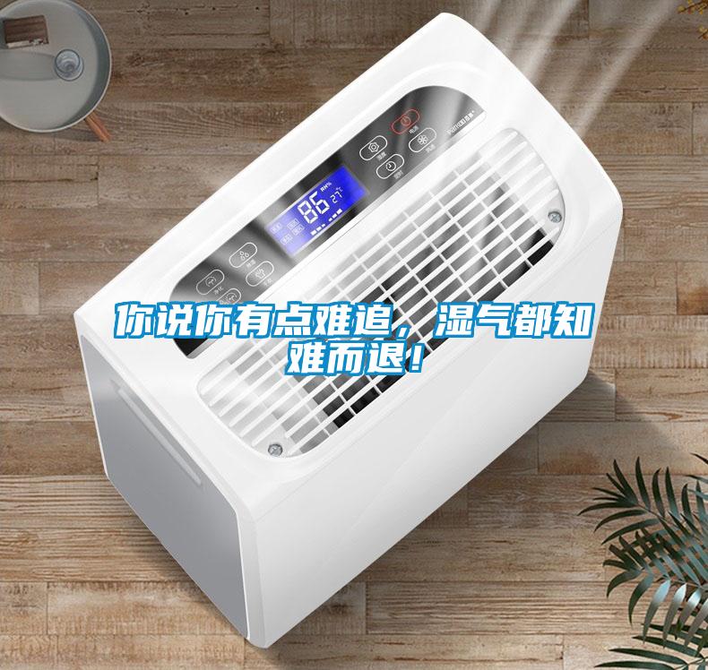 你說你有點難追，濕氣都知難而退！
