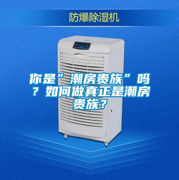 你是”潮房貴族”嗎？如何做真正是潮房貴族？