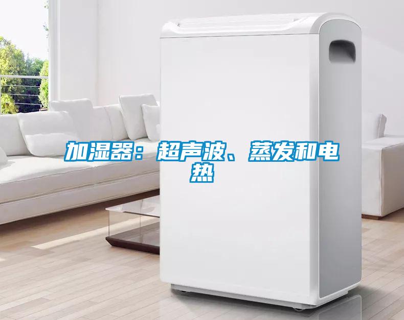 加濕器：超聲波、蒸發(fā)和電熱