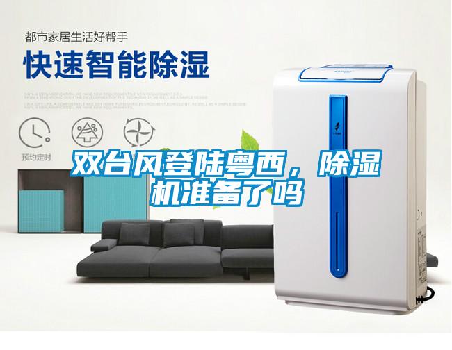 雙臺風登陸粵西，除濕機準備了嗎