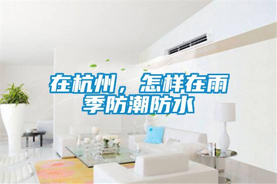 在杭州，怎樣在雨季防潮防水