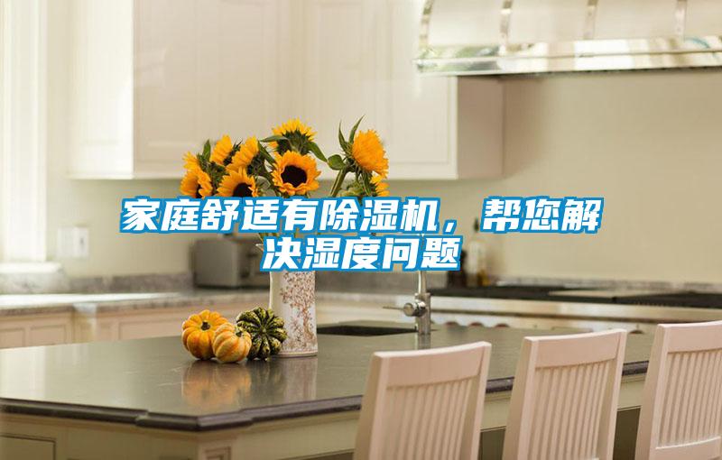 家庭舒適有除濕機，幫您解決濕度問題