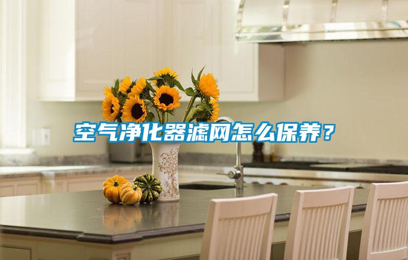 空氣凈化器濾網(wǎng)怎么保養(yǎng)？