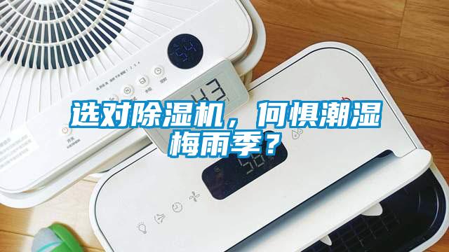 選對除濕機，何懼潮濕梅雨季？