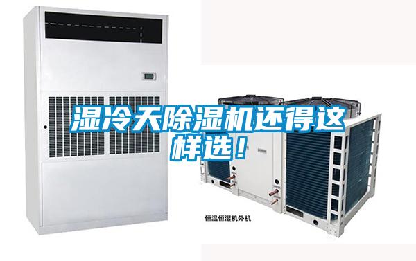 濕冷天除濕機還得這樣選！