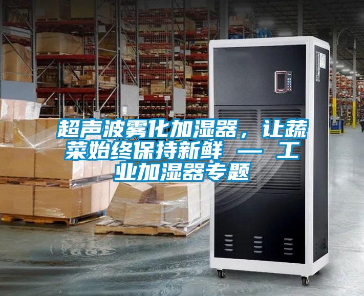 超聲波霧化加濕器，讓蔬菜始終保持新鮮 — 工業加濕器專題