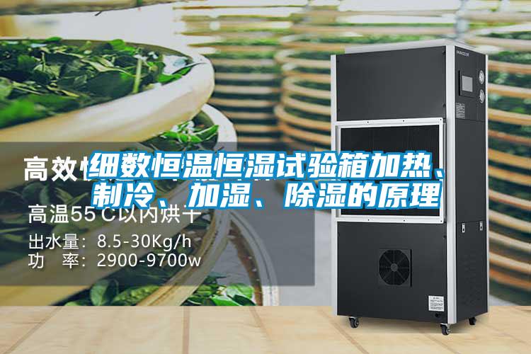 細數恒溫恒濕試驗箱加熱、制冷、加濕、除濕的原理