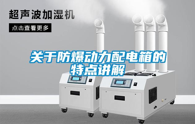 關(guān)于防爆動力配電箱的特點(diǎn)講解