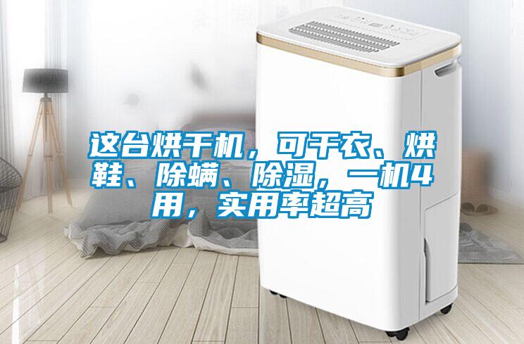 這臺(tái)烘干機(jī)，可干衣、烘鞋、除螨、除濕，一機(jī)4用，實(shí)用率超高