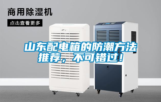 山東配電箱的防潮方法推薦，不可錯(cuò)過(guò)！