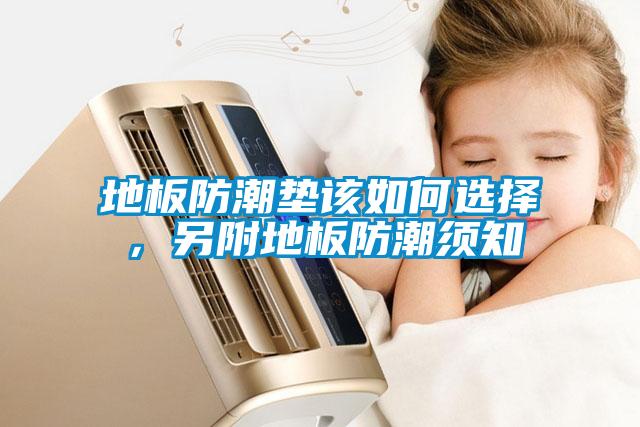 地板防潮墊該如何選擇，另附地板防潮須知