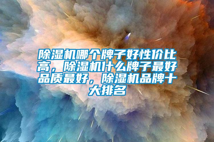 除濕機(jī)哪個牌子好性價比高，除濕機(jī)什么牌子最好品質(zhì)最好，除濕機(jī)品牌十大排名