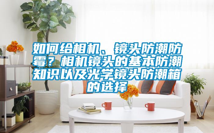 如何給相機、鏡頭防潮防霉？相機鏡頭的基本防潮知識以及光學鏡頭防潮箱的選擇