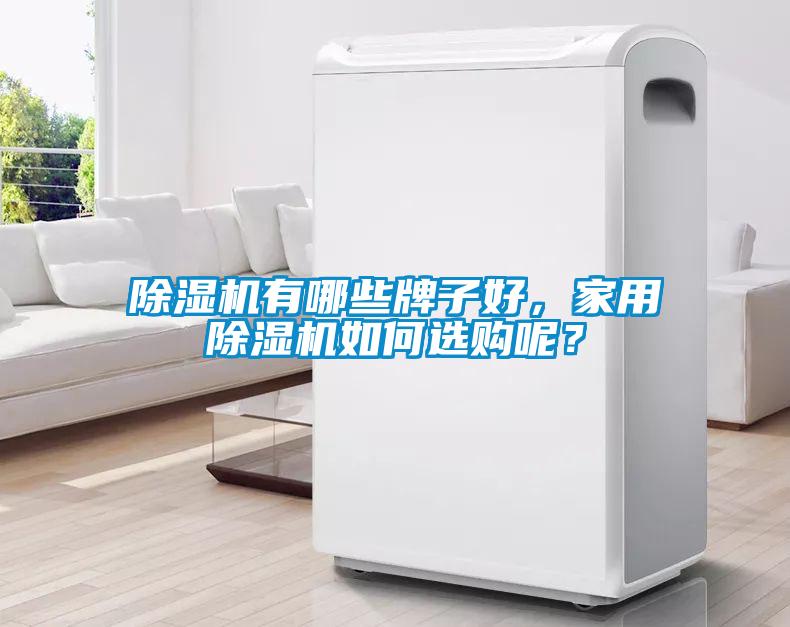 除濕機有哪些牌子好，家用除濕機如何選購呢？