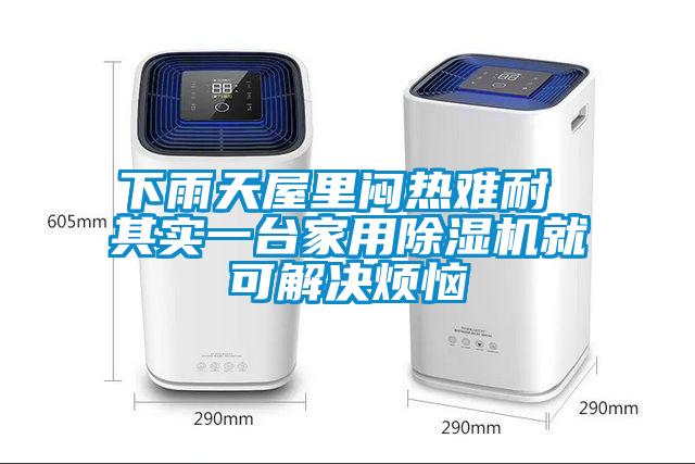 下雨天屋里悶熱難耐 其實一臺家用除濕機(jī)就可解決煩惱