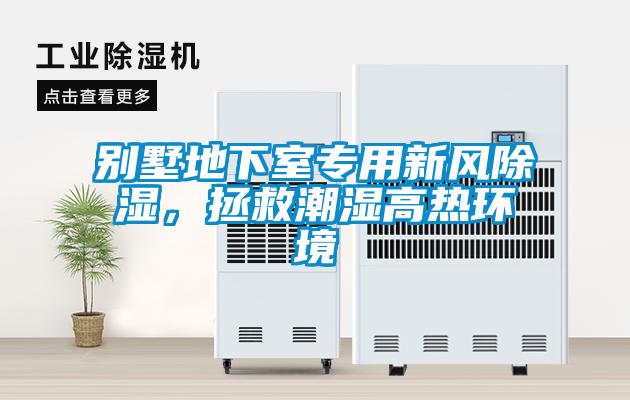 別墅地下室專用新風除濕，拯救潮濕高熱環境