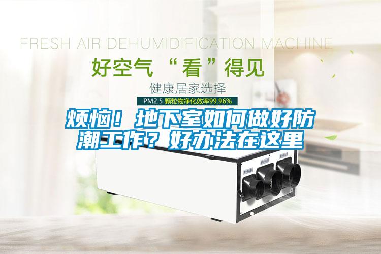 煩惱！地下室如何做好防潮工作？好辦法在這里