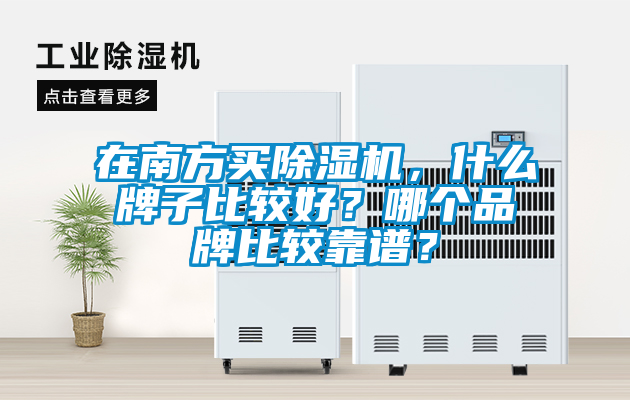 在南方買除濕機，什么牌子比較好？哪個品牌比較靠譜？