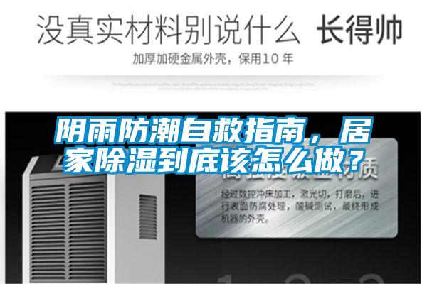 陰雨防潮自救指南，居家除濕到底該怎么做？