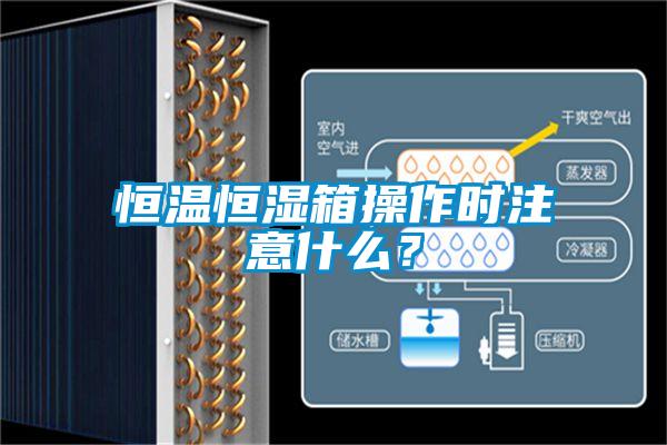 恒溫恒濕箱操作時(shí)注意什么？