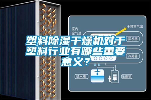 塑料除濕干燥機(jī)對(duì)于塑料行業(yè)有哪些重要意義？
