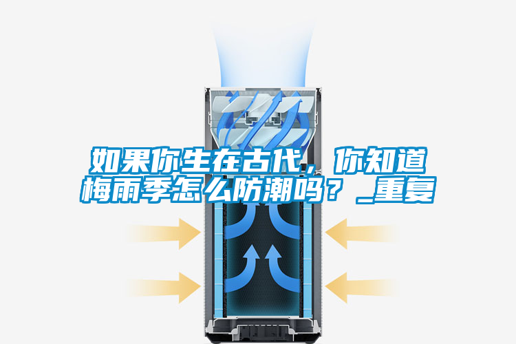 如果你生在古代，你知道梅雨季怎么防潮嗎？_重復