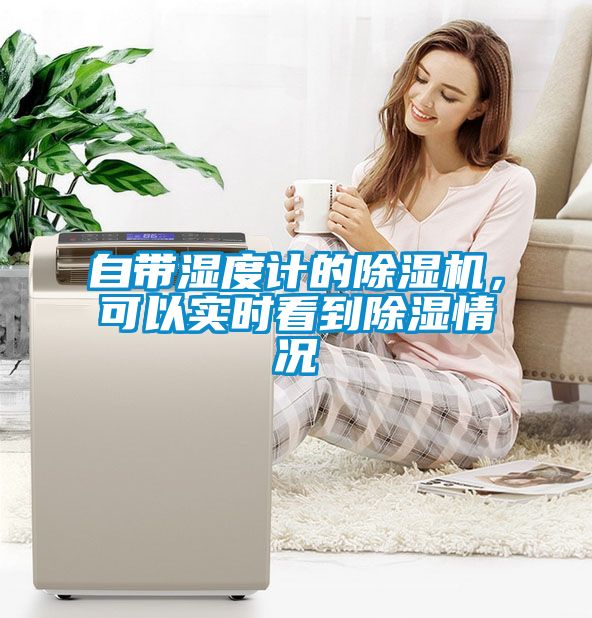 自帶濕度計的除濕機，可以實時看到除濕情況
