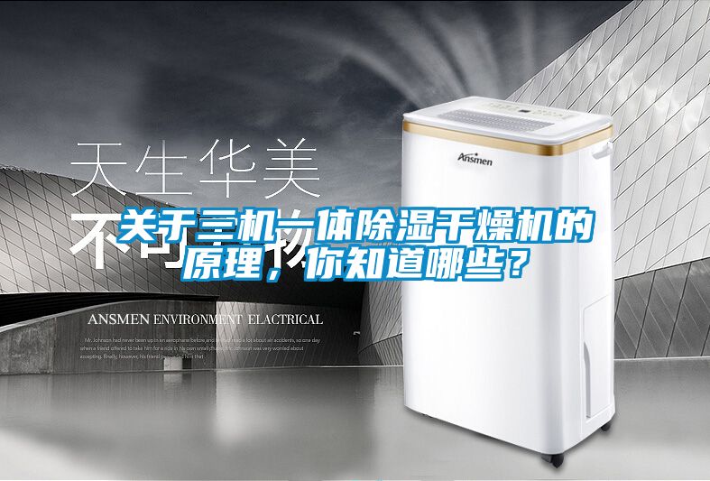 關于三機一體除濕干燥機的原理，你知道哪些？