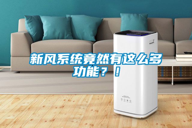 新風(fēng)系統(tǒng)竟然有這么多功能？！