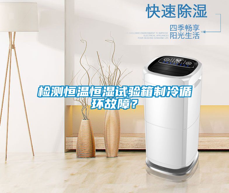 檢測(cè)恒溫恒濕試驗(yàn)箱制冷循環(huán)故障？