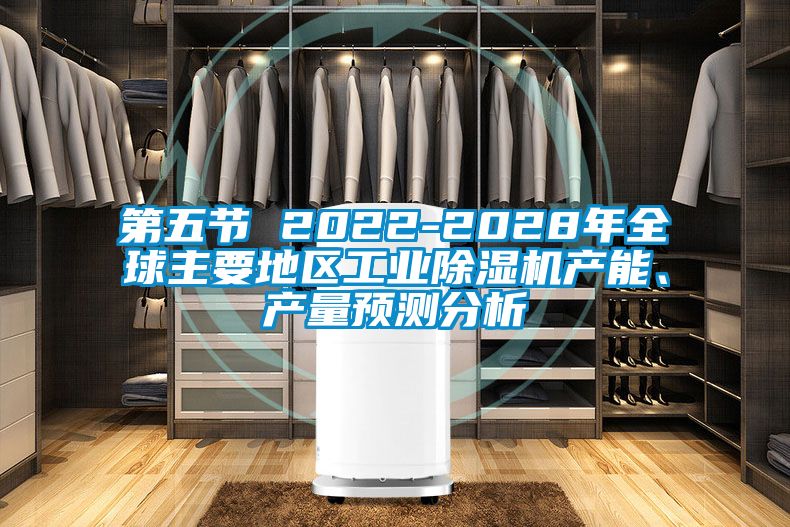 第五節(jié) 2022-2028年全球主要地區(qū)工業(yè)除濕機(jī)產(chǎn)能、產(chǎn)量預(yù)測分析
