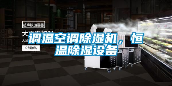 調(diào)溫空調(diào)除濕機，恒溫除濕設(shè)備