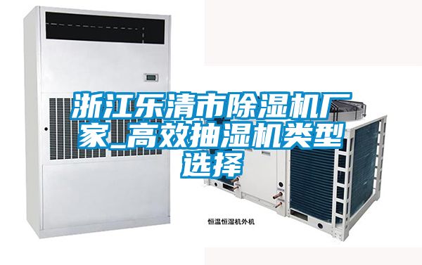 浙江樂(lè)清市除濕機(jī)廠家_高效抽濕機(jī)類(lèi)型選擇
