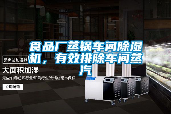 食品廠蒸鍋車間除濕機，有效排除車間蒸汽