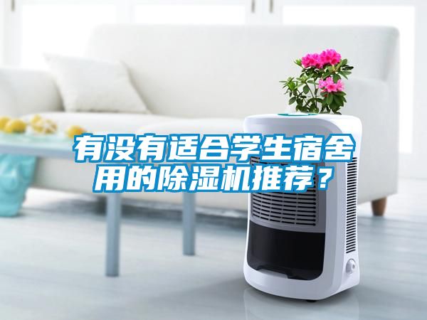 有沒有適合學(xué)生宿舍用的除濕機(jī)推薦？